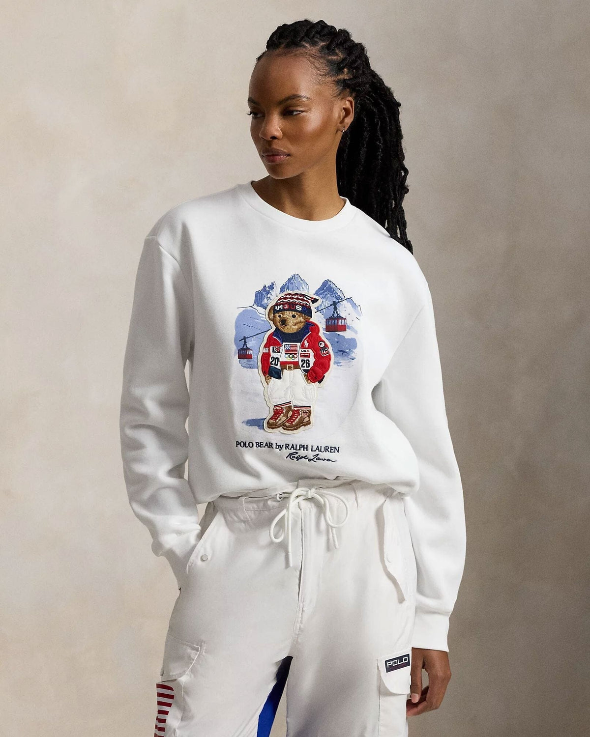 RL Team USA Polo Bear Sweatshirt