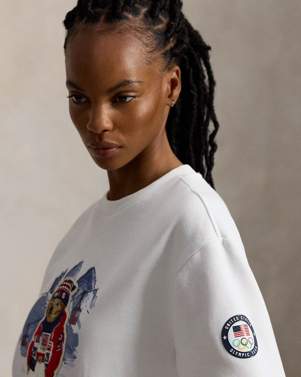 RL Team USA Polo Bear Sweatshirt