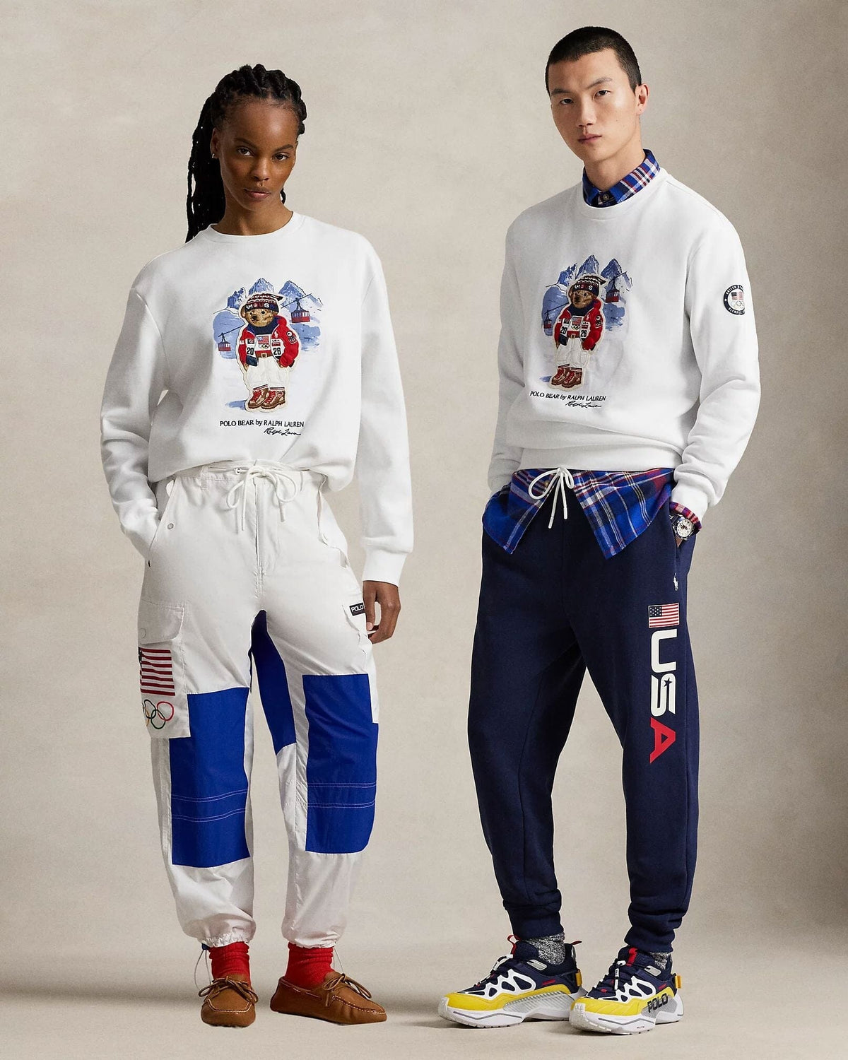 RL Team USA Polo Bear Sweatshirt