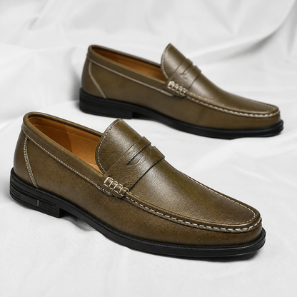 Monte Leather Penny Loafers