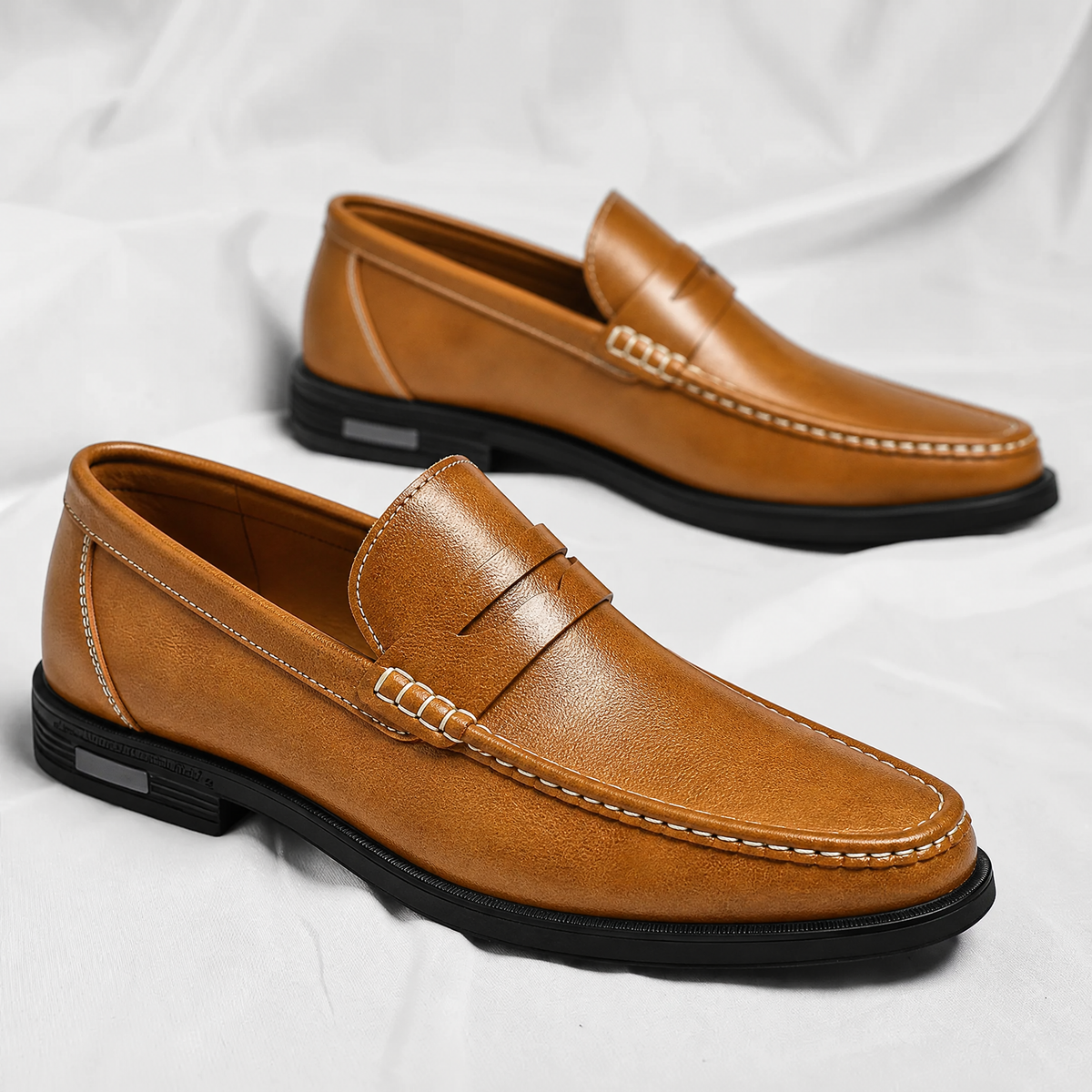 Monte Leather Penny Loafers