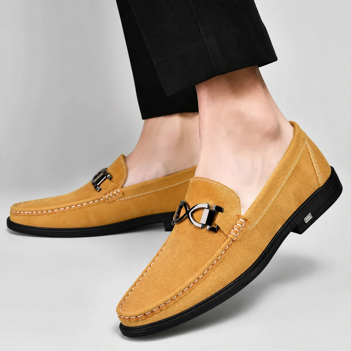 Pelle Italiana Suede Loafers