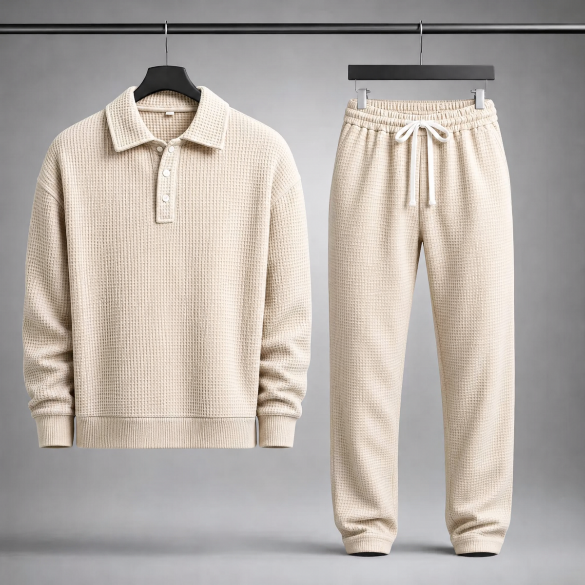 Porter Waffle-Knit Set