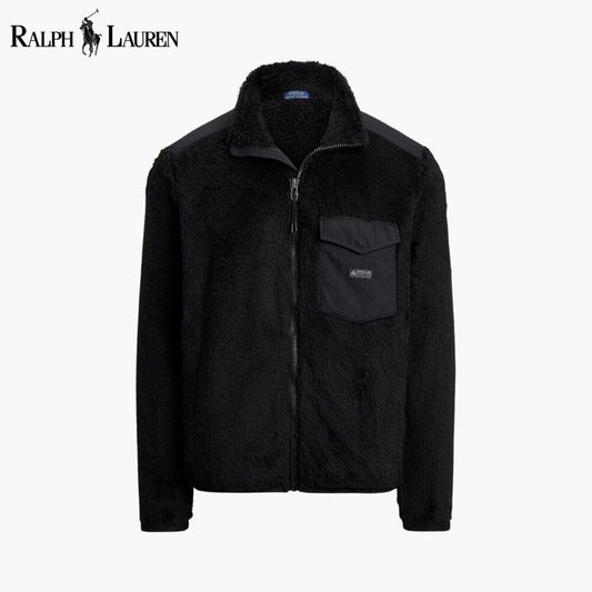 Chaqueta polar de rizo rizado RL