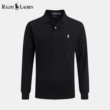 Camisa de vestir ajustada de manga larga RL