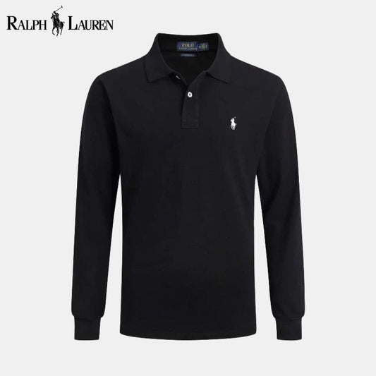 Camisa de vestir ajustada de manga larga RL