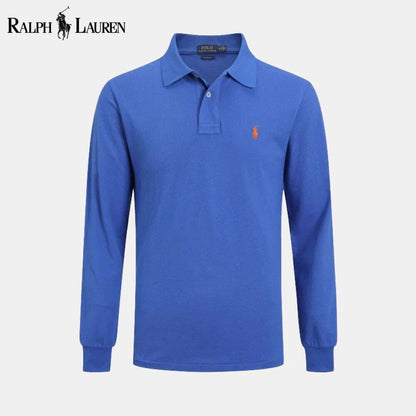 Camisa de vestir ajustada de manga larga RL