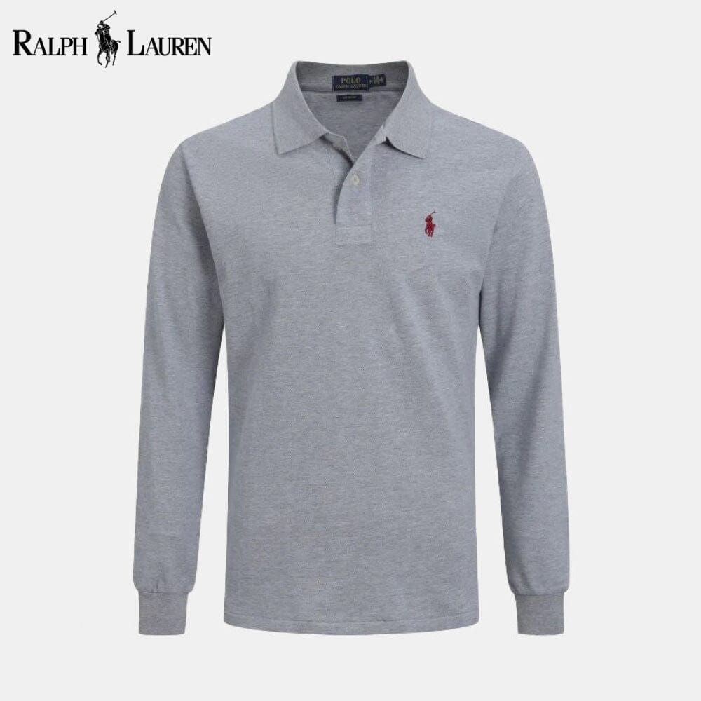 Camisa de vestir ajustada de manga larga RL