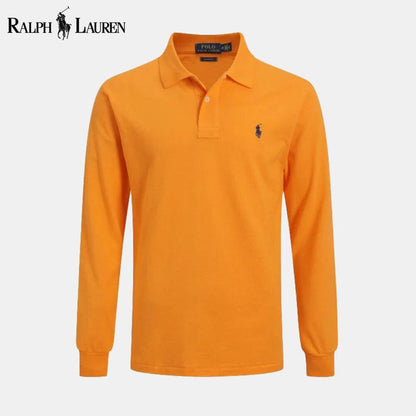 Camisa de vestir ajustada de manga larga RL