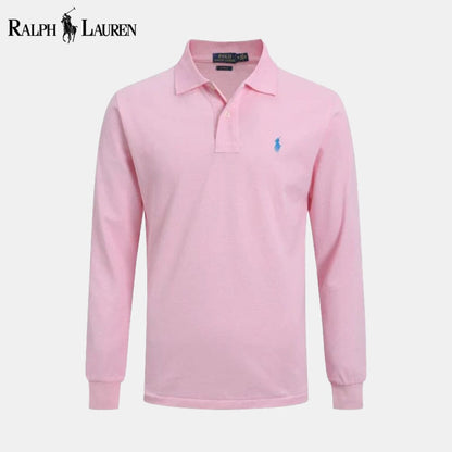 Camisa de vestir ajustada de manga larga RL