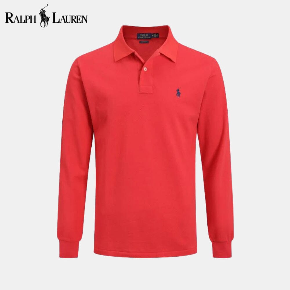 Camisa de vestir ajustada de manga larga RL