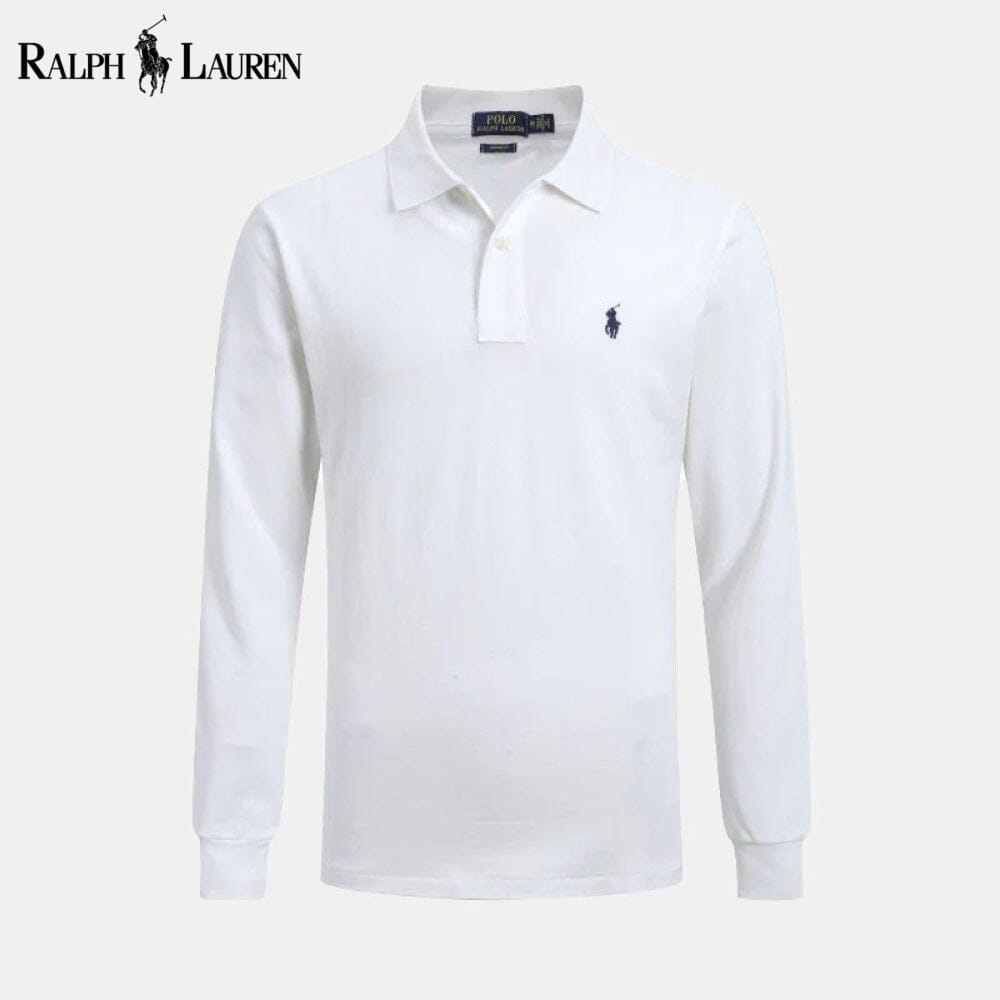 Camisa de vestir ajustada de manga larga RL