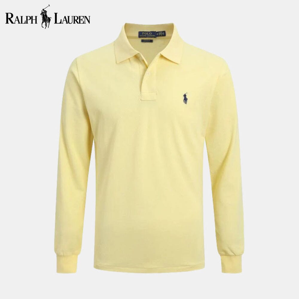 Camisa de vestir ajustada de manga larga RL