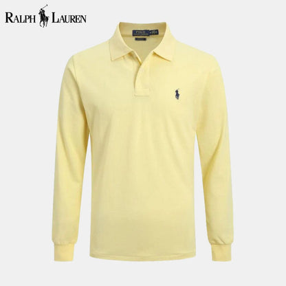 Camisa de vestir ajustada de manga larga RL