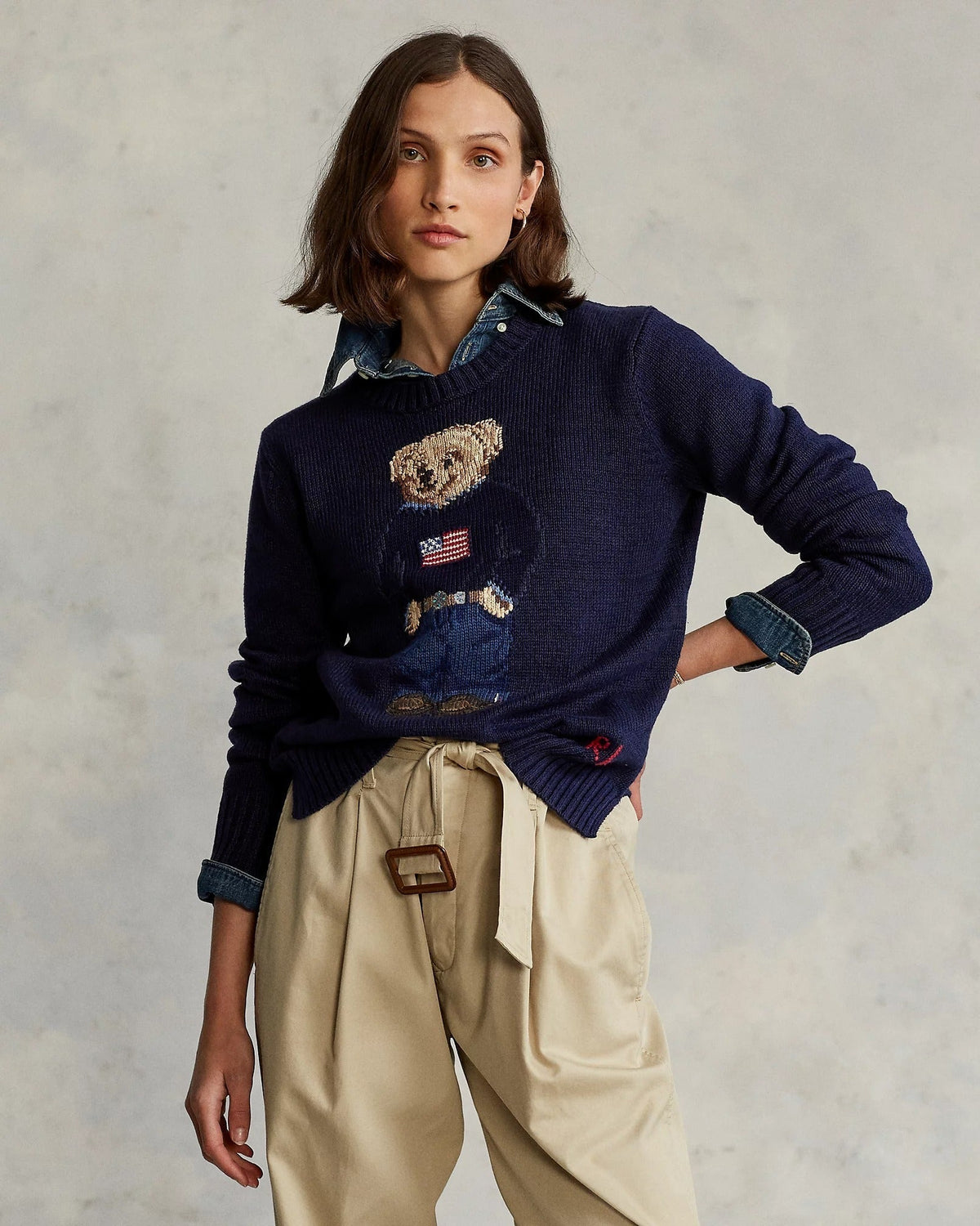 RL Sweater | Linen Crew Neck